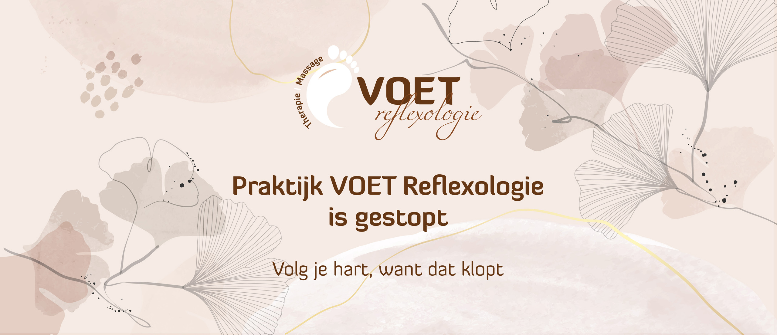 Praktijk VOET Reflexologie is gestopt